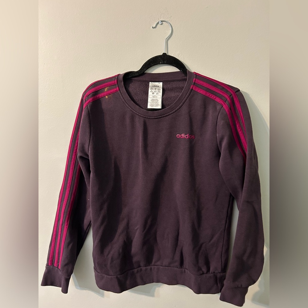 Adidas Dark Purple Sweatshirt